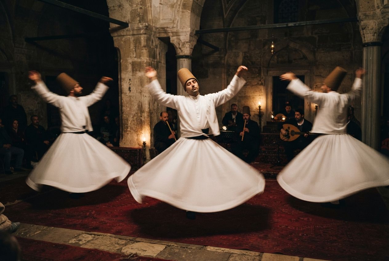 Whirling dervishes